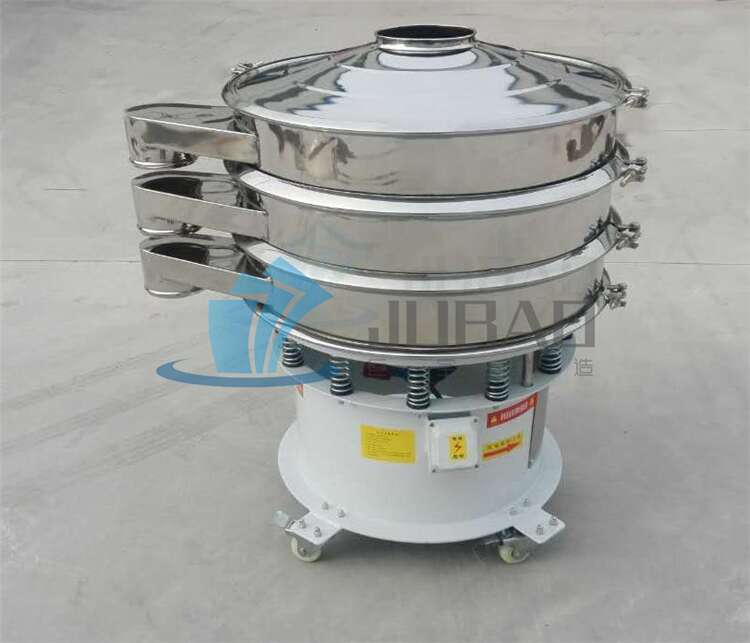 Solid liquid separator round vibrating screen machine